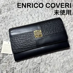 ＥＮＲＩＣＯ　ＣＯＶＥＲＩの長財布　黒 ENRICO COVERI（財布）のフリマアイテム一覧