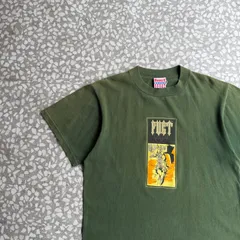 FUCT / 90’s fade T-shirt size M ファクト　 90年代　フェード　グラフィックTシャツ  アメリカ製 　ストリート sk8 横ノリ Tシャツ　ユニセックス　緑のサムネイル