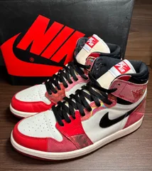 スパイダーマン × ナイキ エアジョーダン1 ハイ OG SP 美品 size28.5㎝