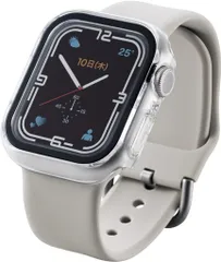 0352 エレコム Apple Watch (アップルウォッチ) ケース 41mm [Apple Watch 8 7 対応] フルカバーケース ガラス 10H 光沢 クリア AW-21BFCGCR