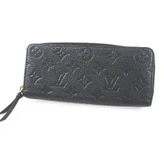 ルイヴィトン LOUIS VUITTON M60571 ジッピー ウォレット ラウンドファスナー モノグラムアンプラント レザー ノワール ブラック 長財布 ゴールド金具