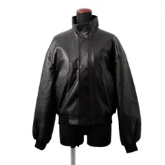 バレンシアガ ジャケット レザー レディースサイズXS 851025 TSS02 1000 BALENCIAGA アウター ブルゾン 黒のサムネイル