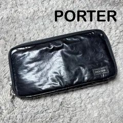 PORTER GIRL ポーター 長財布 ラウンドファスナー 水玉 ブラックのサムネイル