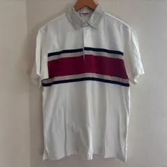 (^w^)b McGREGOR マックレガー ポロシャツ　ホワイト　メンズ　さわやか　 トップス　半袖　Tシャツ  カジュアル　スポーティ　爽やか　コットン　夏　アメカジ　涼しい　Lサイズ OM11874ON