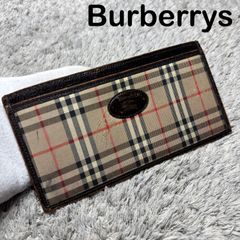 美品 archive バーバリー ノバチェック シャドーホース 札入れ 長財布