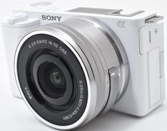 SONYミラーレス一眼カメラ ILCE6100L パワーズームレンズ ホワイト 