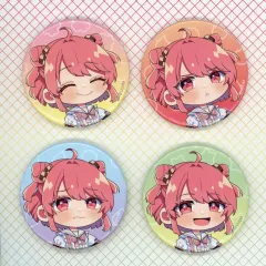 【新品】バッジ・ピンズ のあ(カラフルピーチ) 缶バッジセット(4種セット) 「からぴちコレクションvol.2」