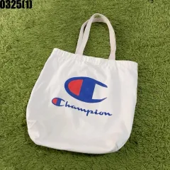 Champion 白 ロゴ トートバッグ