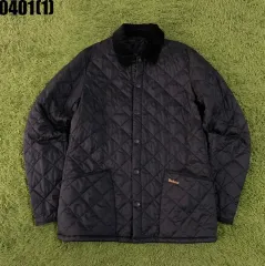 バブアー キルティング ジップアップ ジャケット M