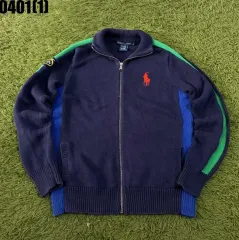 ポロ ラルフローレン ポニー ニット ジップアップ ジャケット M