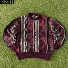 ヴィンテージ ケーブル ニット セーター L