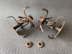 管理機用 耕運機用 鉄車輪 2本セット 赤 耕運機 車輪 中古品 - メルカリ