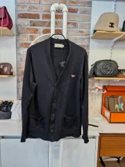 メゾンキツネ ブラック カーディガン m