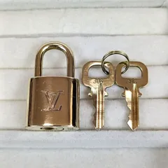 LOUIS VUITTON ルイヴィトン パドロック 南京錠 カデナ 鍵 ゴールド No.306 鑑定済 正規品 キーホルダー アクセサリー 26412