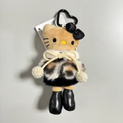 ハローキティ タンニング ロングレッグキティ ブラックドレス ケープ ドレスアップ キーホルダー