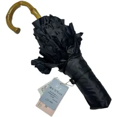 Maison de FLEUR メゾンドフルール 遮光＆UV CUT 折り畳み傘 ブラック 8A41FMJ200 【新品未使用品】 12604K36のサムネイル