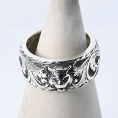 新品 未使用 Gucci グッチ キャットヘッドデザイン シルバーリング 22
