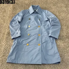 ラルフローレン スカイブルー ダブルボタン トレンチコート2 0319