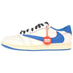 NIKE (ナイキ) ×TRAVIS SCOTT FRAGMENT DESIGN AIR JORDAN 1 LOW トラヴィススコット フラグメント エアジョーダン 1 ローカットスニーカー US8.5/26.5cm DM7866-104