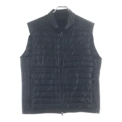 MONCLER (モンクレール) 17SS ダウン切替 レザーベスト ブラック C10914394785のサムネイル