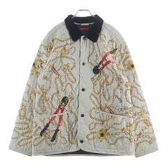 SUPREME (シュプリーム) 20AW Chains Quilted Jacket チェーン キルティングジャケット ホワイトのサムネイル