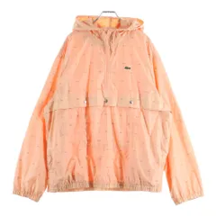 SUPREME (シュプリーム) 18SS ×Lacoste Reflective Grid Anorak ラコステ リフレクティブグリッドアノラックパーカー ブラック ジャケット ピンク BH8512のサムネイル