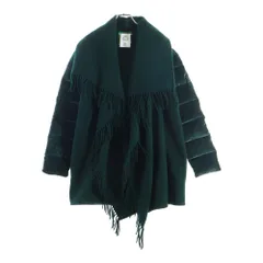 MONCLER (モンクレール) 18AW MANTELLA 羊毛切替 レーヨン ジャケット グリーン レディース D20930087705