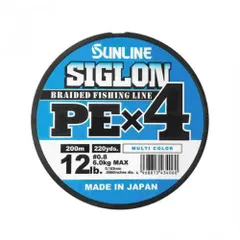 SUNLINE サンライン シグロンPE×4 (マルチカラー) 200m 0.8号/12Lbのサムネイル