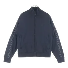 MONCLER (モンクレール) 22SS ZIP UP CARDIGAN サイドロゴプリント ジップアップ スウェット ブラック H10918G00033のサムネイル