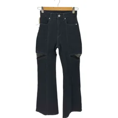 マーキュリーデュオ MERCURYDUO レーストリミングカットアウトデニムパンツ レディース JPN：M のサムネイル