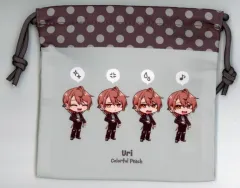 【新品】バッグ うり(カラフルピーチ) きんちゃくポーチ 「からぴちコレクションvol.2」