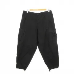 ヒンソン HINSON カーゴパンツ ワイド テーパード アウトドアウェア M 黒 ブラック /AH35 ■GY99