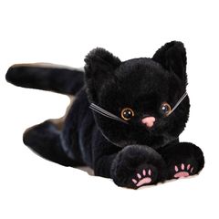 童心 DOUSIN 黒猫ぬいぐるみ 日本製 - メルカリ