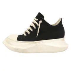 Rick Owens リックオウエンス DU02B4842 DRKSHDW ABSTRACT LOW SNEAK ダークシャドウ アブストラクト ローカット スニーカー ブラック系 43【中古】