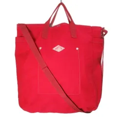 ダントン DANTON 2WAY トートバッグ ショルダーバッグ キャンバス 鞄 A4収納 赤 レッド /X