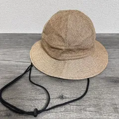 美品 ハロコモディティー Roots Pass Hat ルーツパスハット h251-409 天然素材風 UVカット メッシュ裏地 ベージュ 54-58cm FREE ユニセックス メンズ レディース