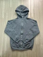 80s 90s Russell usa アメリカ製 ラッセル スウェット フーディー ジップアップ グレー L