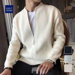 人気商品 ニット カーディガン メンズ クルーネック 開襟 ニットセーター ボタン ジャケット カーデ 無地 長袖 トップス アウター 防寒 秋 秋冬 秋服 通学 通勤 カジュアル