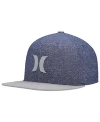 ハーレー メンズ アクセサリー 帽子 Hurley Mens Blue Gray Phantom Core Snapback Hat Blue Gray グレー