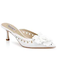 バッジェリーミシュカ レディース シューズ パンプス ヒール Badgley Mischka Womens Oriana Stiletto Heel Mules White ホワイト