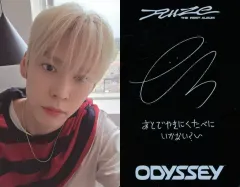 【中古】コレクションカード(男性) RIIZE/ウンソク(EUNSEOK)/裏面印刷サイン・メッセージ入り/CD「ODYSSEY」(JEWEL CASE-EARTH Ver.)封入フォトカード