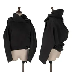 ヴィヴィアンウエストウッド レッドレーベルVivienne Westwood Red Label 変形ラペルベルベットジャケット 紺ベージュ他1のサムネイル