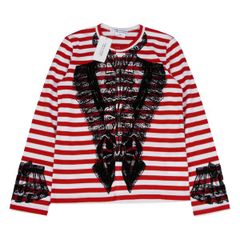 ad2006 comme des garcons リボン ボーダー ad2006 comme des garcons リボン ボーダー - メルカリ