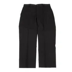 ジョルジオ アルマーニGIORGIO ARMANI SOHO ウールセンタープレスパンツ 黒48のサムネイル