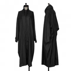 イッセイミヤケISSEY MIYAKE オフショルダージップシャツコート 黒9のサムネイル