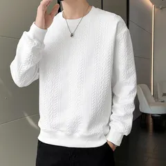 人気商品 トレーナー メンズ 長袖 メンズ 丸襟 Tシャツ 大きいサイズ トレーナー カジュアル 快適 ゆったり プルオーバー 春秋 服 メンズ トレーナー