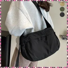 人気商品 ショルダーバッグ 大容量 軽量 ナイロン レディース 肩掛け 斜め掛けバッグ ユニセックス 無地 多収納 サイドポケット カジュアル シンプル ストリート 通学 男女兼用バッグ おしゃれ鞄 大きめ 韓国ファッション鞄