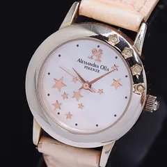 保/箱付 アレサンドラオーラ AO-810 QZ シェル文字盤 レディース腕時計 2000000 NSK MTY