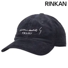 アニエスベー ×フラグメントデザイン fragment design  CASQUETTE ロゴエンブロイダリーコーデュロイキャップ帽子 メンズ