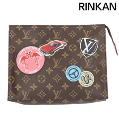 ルイヴィトン  M41438 ポッシュトワレ モノグラムワールドツアークラッチバッグ レディース